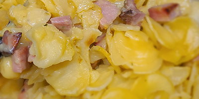 Scalloped potatoes are on the buffet menu Tuesday nights at North Country Steak Buffet.